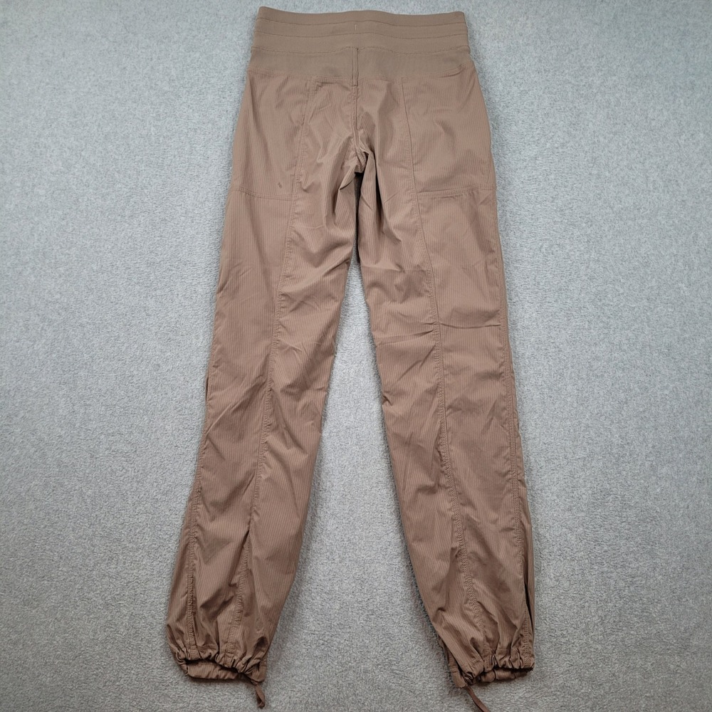 Lululemon Beyond the Studio Jogger Women Small Brown Ribbed Drawstring Pants - Picture 5 of 5